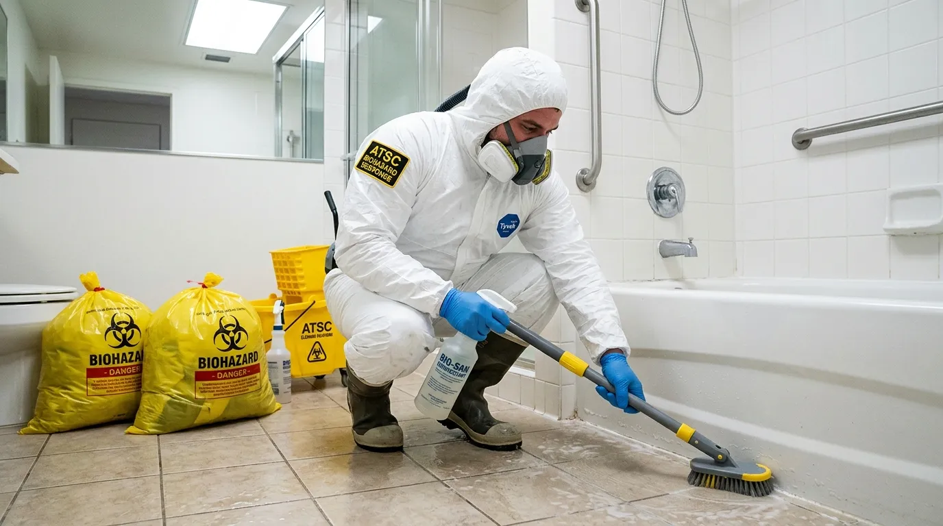 Decontamination equipment deployed for Blood Cleanup in Hollis